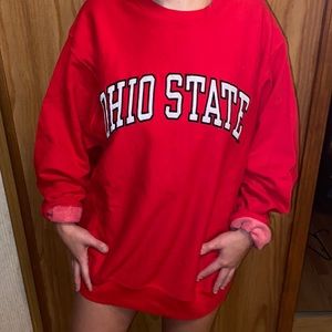 Ohio State University Vintage All Embroidered Sweater